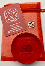 Load image into Gallery viewer, Root Chakra Crystal Soap with Jasper Red Crystal
