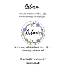 Load image into Gallery viewer, Ostara - Nettle soap with patchouli, sweet birch and evening primrose oil