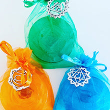 Load image into Gallery viewer, Solar plexus Chakra Crystal Soap with Tigers eye Crystal