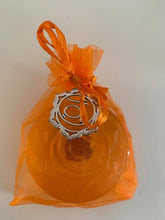 Load image into Gallery viewer, Sacral Chakra Crystal Soap with carnelian Crystal