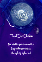 Load image into Gallery viewer, Third Eye Chakra Crystal Soap with Amethyst Crystal