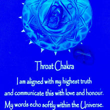 Load image into Gallery viewer, Throat Chakra Crystal Soap with Sodalite Crystal