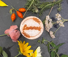 Load image into Gallery viewer, Lammas Honey and oatmeal soap with exfoliating poppy seeds