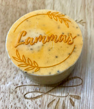 Load image into Gallery viewer, Lammas Honey and oatmeal soap with exfoliating poppy seeds