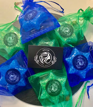 Load image into Gallery viewer, Yule Snowflake soap on a rope