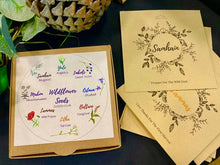 Load image into Gallery viewer, Wheel of the year wildflower seed gift set