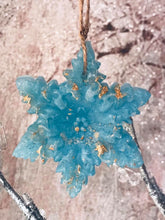 Load image into Gallery viewer, Yule Snowflake soap on a rope