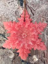 Load image into Gallery viewer, Yule Snowflake soap on a rope