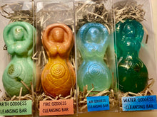 Load image into Gallery viewer, Goddess cleansing bar set x 4 - Earth, Air, Fire, Water,
