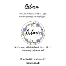 Load image into Gallery viewer, Ostara - Nettle soap with patchouli, sweet birch and evening primrose oil
