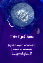 Load image into Gallery viewer, Third Eye Chakra Crystal Soap with Amethyst Crystal
