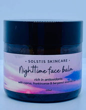 Load image into Gallery viewer, Nighttime face balm with rich nourishing oils
