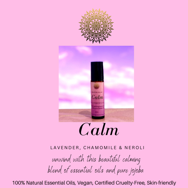 'CALM' Roller ball Essential oil blend 20ml