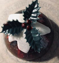 Load image into Gallery viewer, Yule Pudding Soap with Cinnamon, Clove and Vanilla spice

